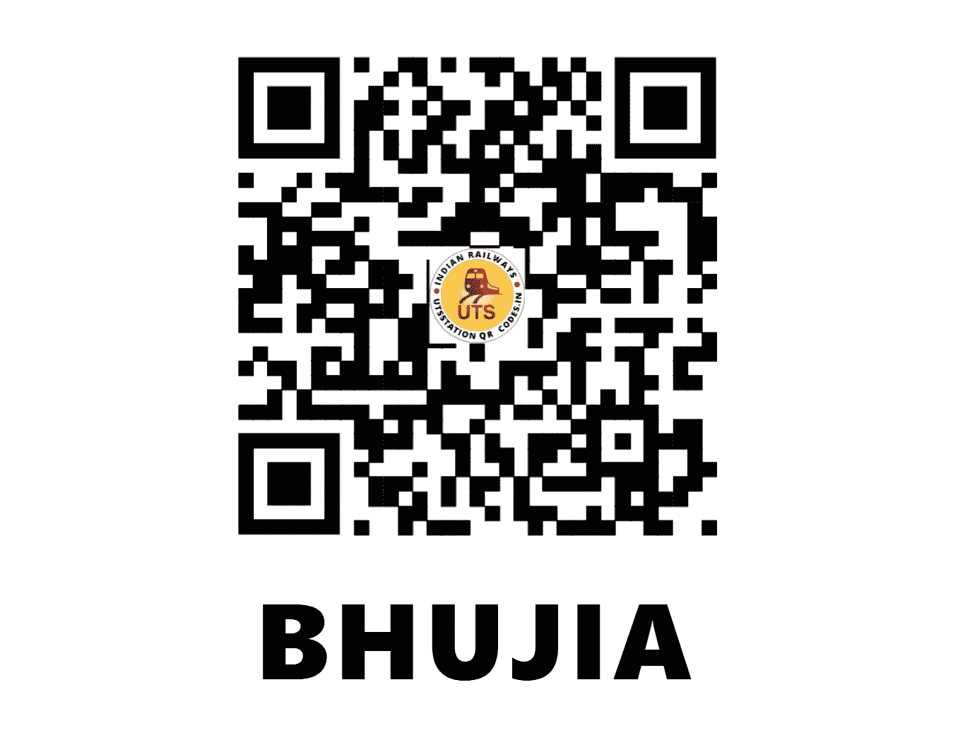 UTS QR Code for BHUJIA - BUJA (NC - UTTAR PRADESH)